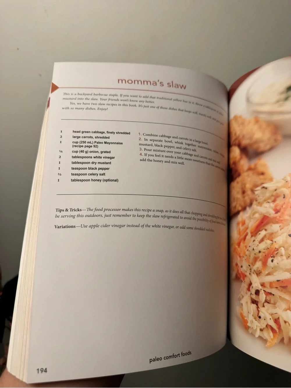 Paleo comfort foods